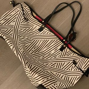 Henri Bendel Disturbed Stripe Large Tote